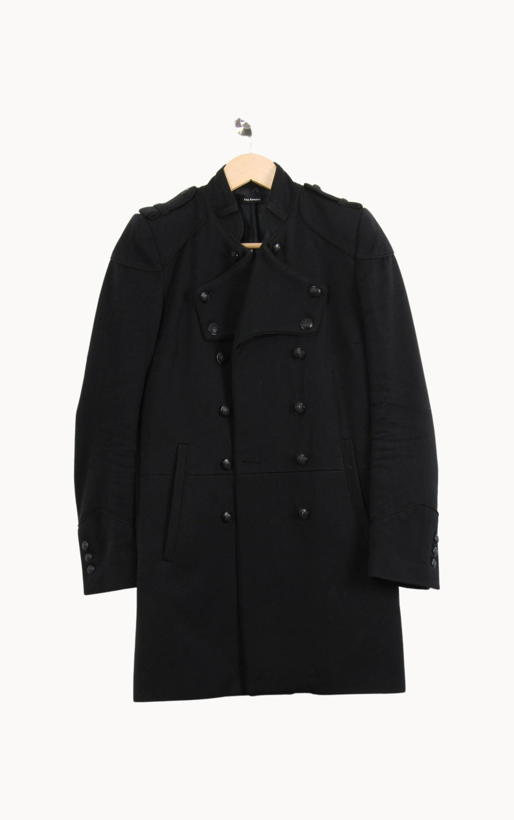 Manteau Noir - Taille M/38 de la marque The Kooples | PARAD52590 - Vendu par Paradigme - Image 2