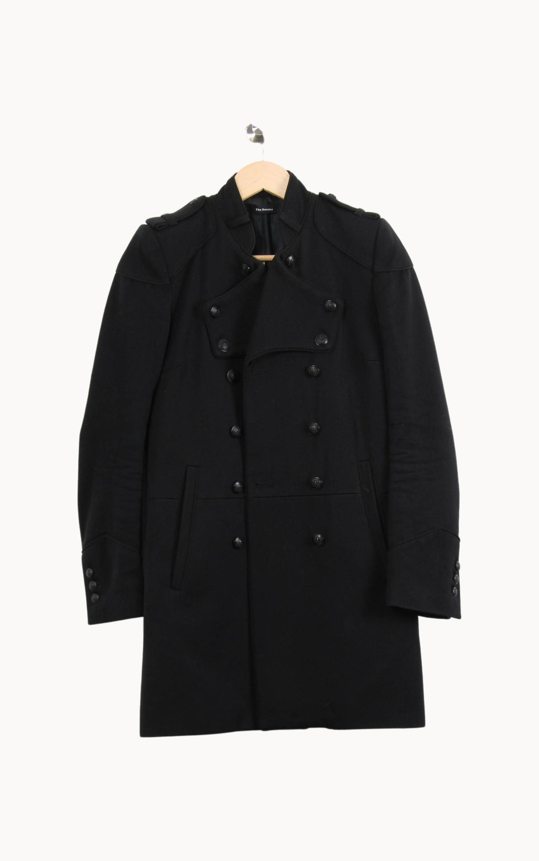 Manteau Noir - Taille M/38 de la marque The Kooples | PARAD52590 - Vendu par Paradigme - Image 2