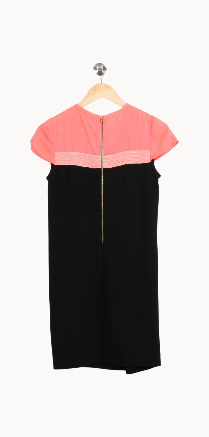Robe Courte Noire et Rose - Taille S/36 de la marque Maje | PARAD52594 - Vendu par Paradigme - Image 4