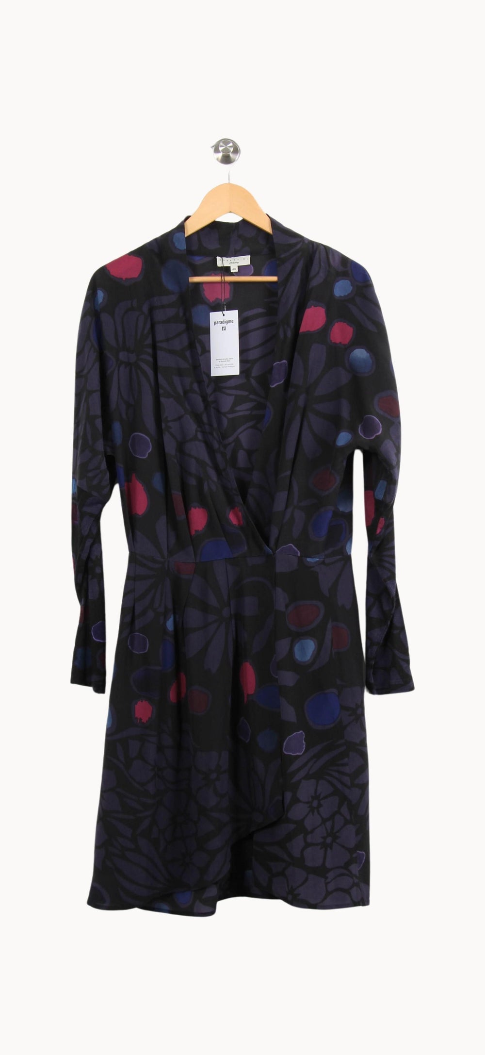 Robe Patineuse Violette et Noire - Taille L/40 de la marque Essentiel Antwerp | PARAD52606 - Vendu par Paradigme - Image 2