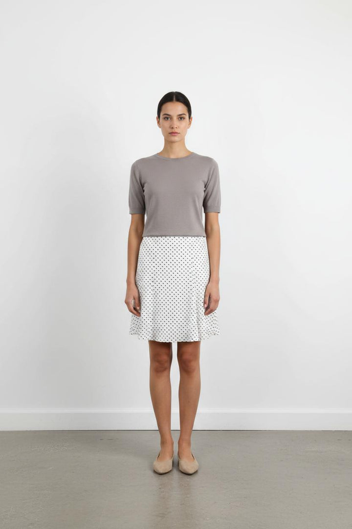 Jupe Évasée Blanche et Noire - Taille S/36
