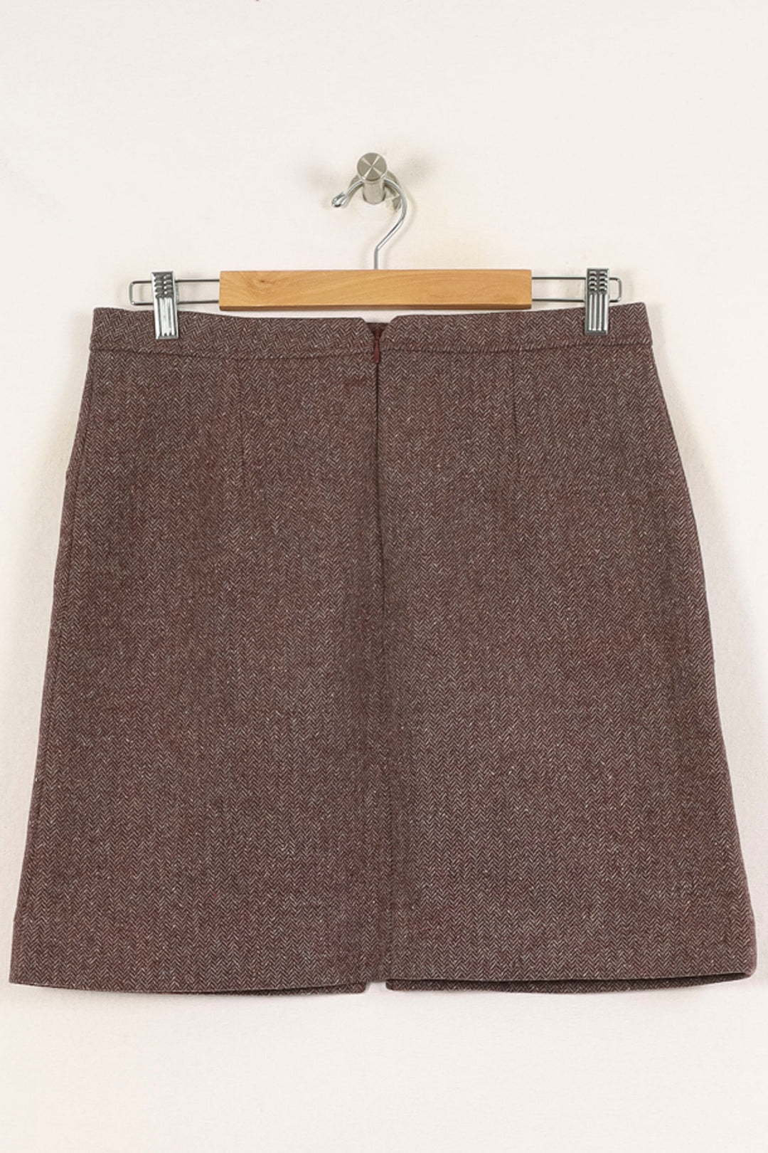Jupe Courte Marron - Taille L/40 de la marque Caroll | PARAD52614 - Vendu par Paradigme - Image 4