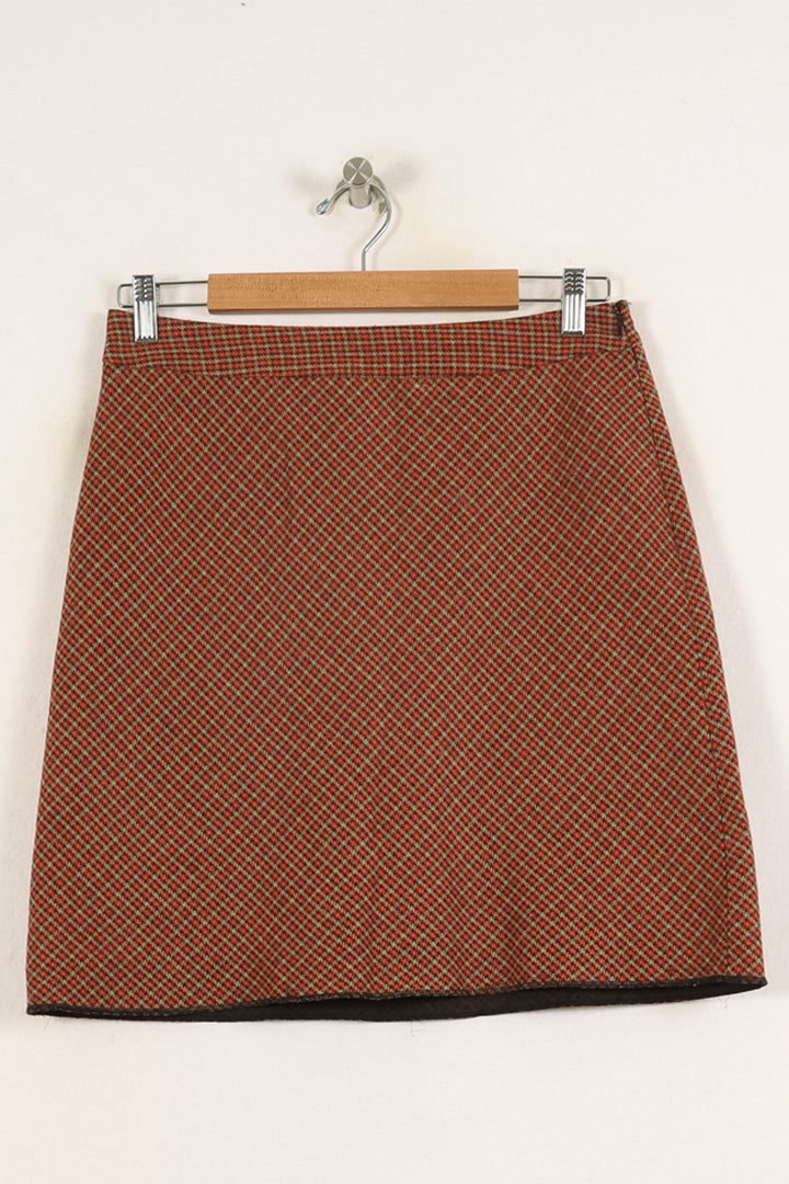 Jupe Droite Marron - Taille L/40 de la marque Caroll | PARAD52615 - Vendu par Paradigme - Image 2