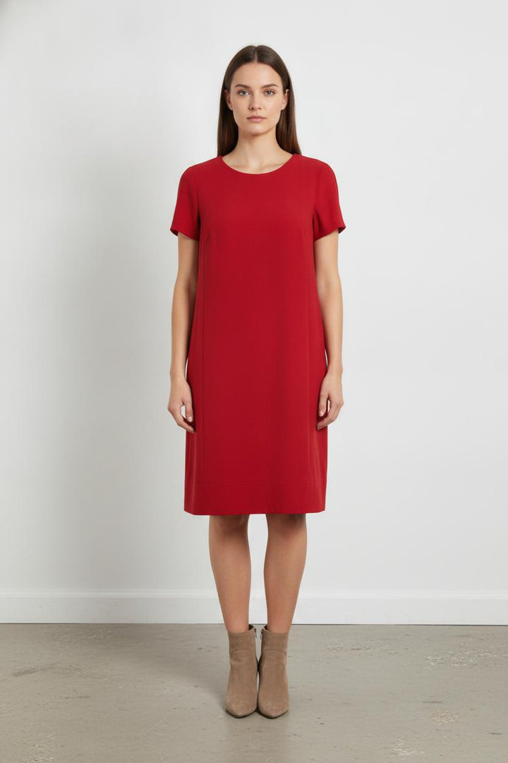 Robe droite Rouge - Taille XXL/44 de la marque Caroll | PARAD52622 - Vendu par Paradigme - Image 1