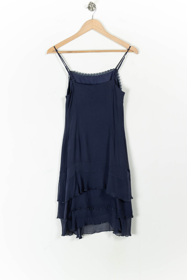 Robe Volantée Bleue - Taille S/36 de la marque Maison 123 | PARAD52624 - Vendu par Paradigme - Image 4