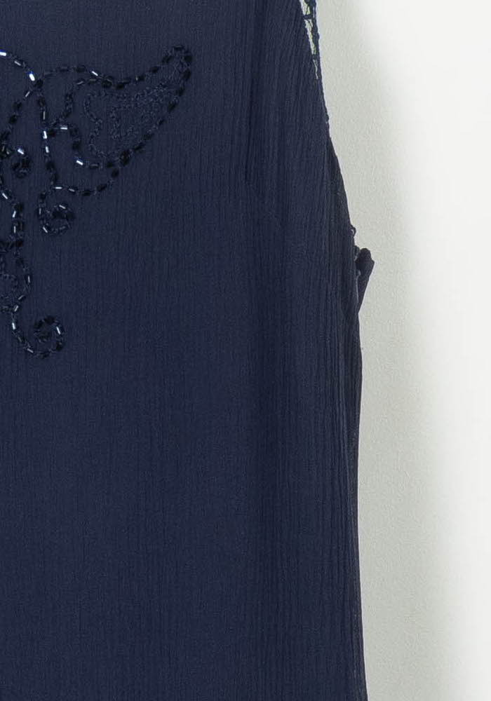 Robe Volantée Bleue - Taille S/36 de la marque Maison 123 | PARAD52624 - Vendu par Paradigme - Image 3