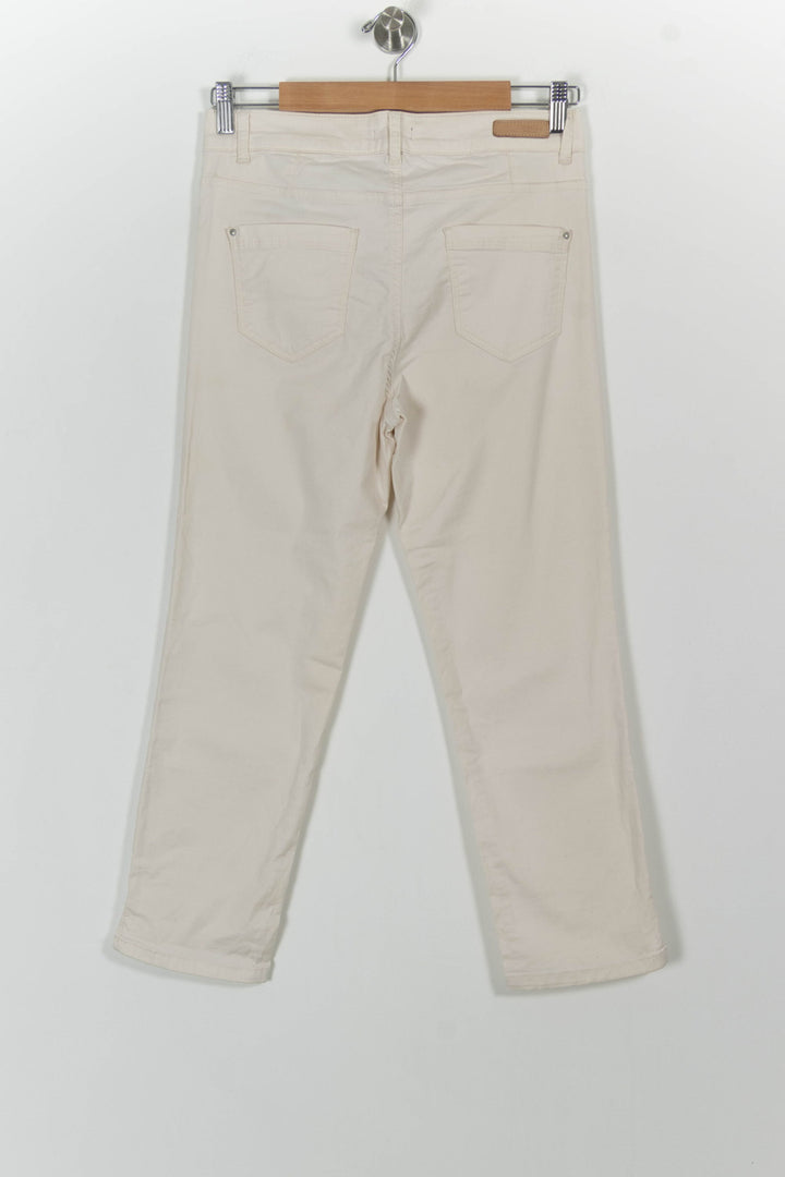 Pantalon Blanc - Taille L/40 de la marque Caroll | PARAD52641 - Vendu par Paradigme - Image 4