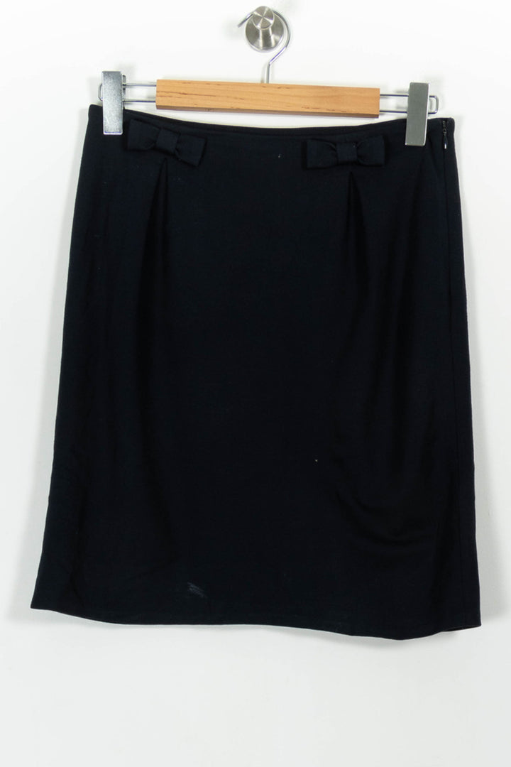 Jupe Droite Bleue - Taille M/38 de la marque Tara Jarmon | PARAD52643 - Vendu par Paradigme - Image 2