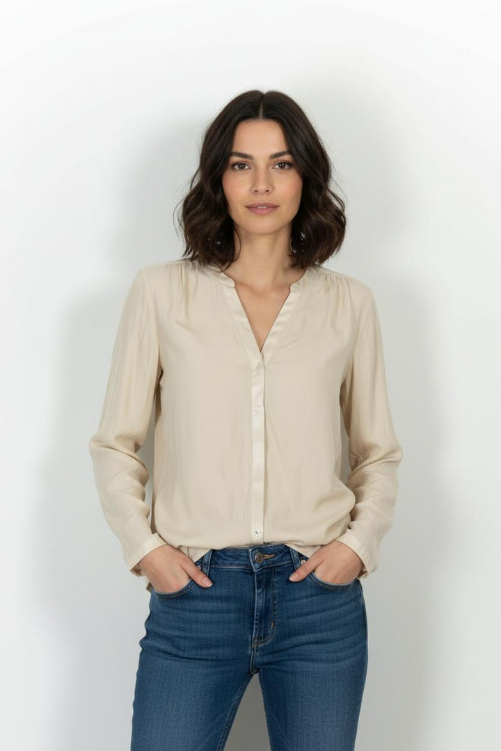Blouse Beige - Taille L/40 de la marque Maison 123 | PARAD52647 - Vendu par Paradigme - Image 1