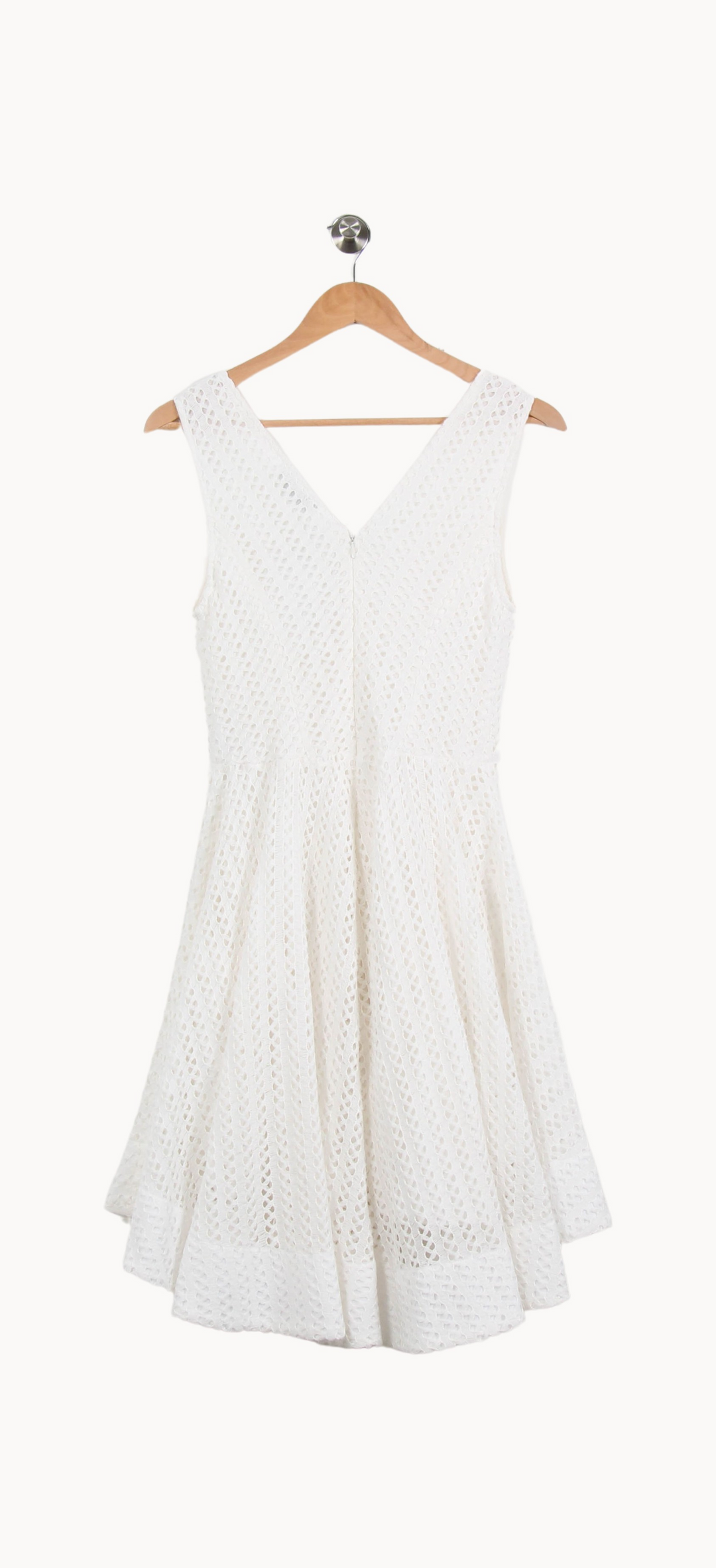 Robe Dentelle Blanche - Taille L/40 de la marque Sandro | PARAD52649 - Vendu par Paradigme - Image 4