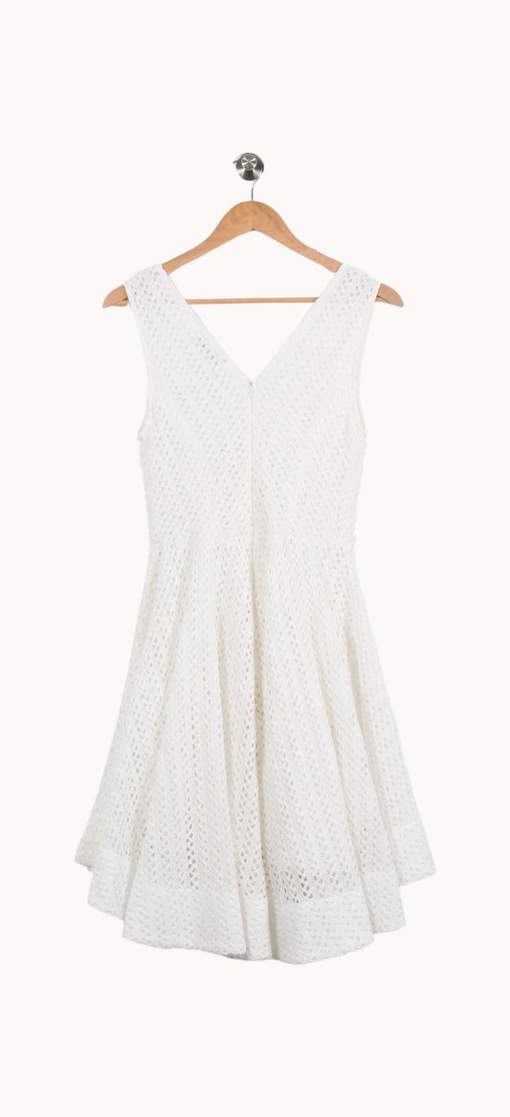 Robe Dentelle Blanche - Taille L/40 de la marque Sandro | PARAD52649 - Vendu par Paradigme - Image 4