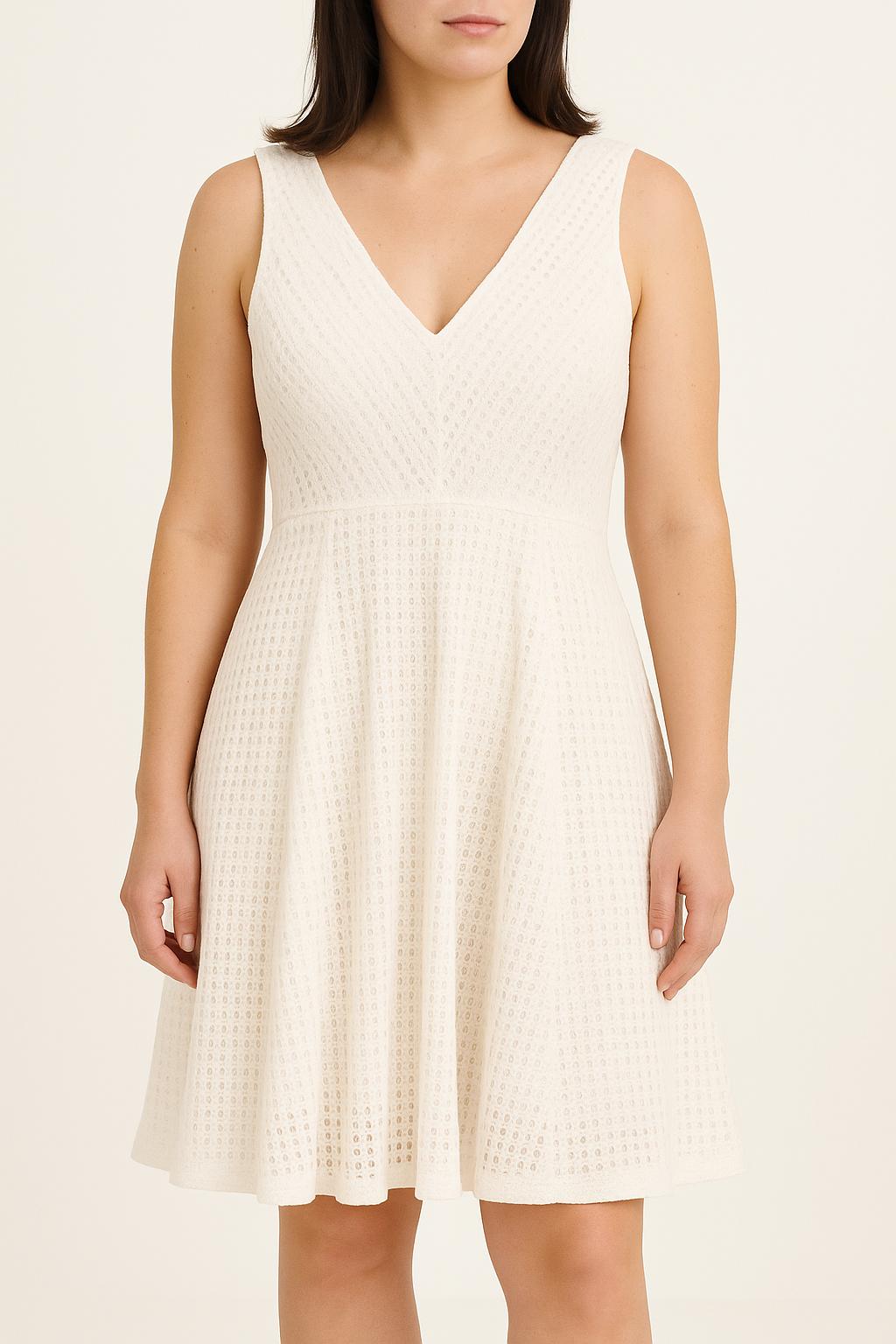 Robe Dentelle Blanche - Taille L/40 de la marque Sandro | PARAD52649 - Vendu par Paradigme - Image 1