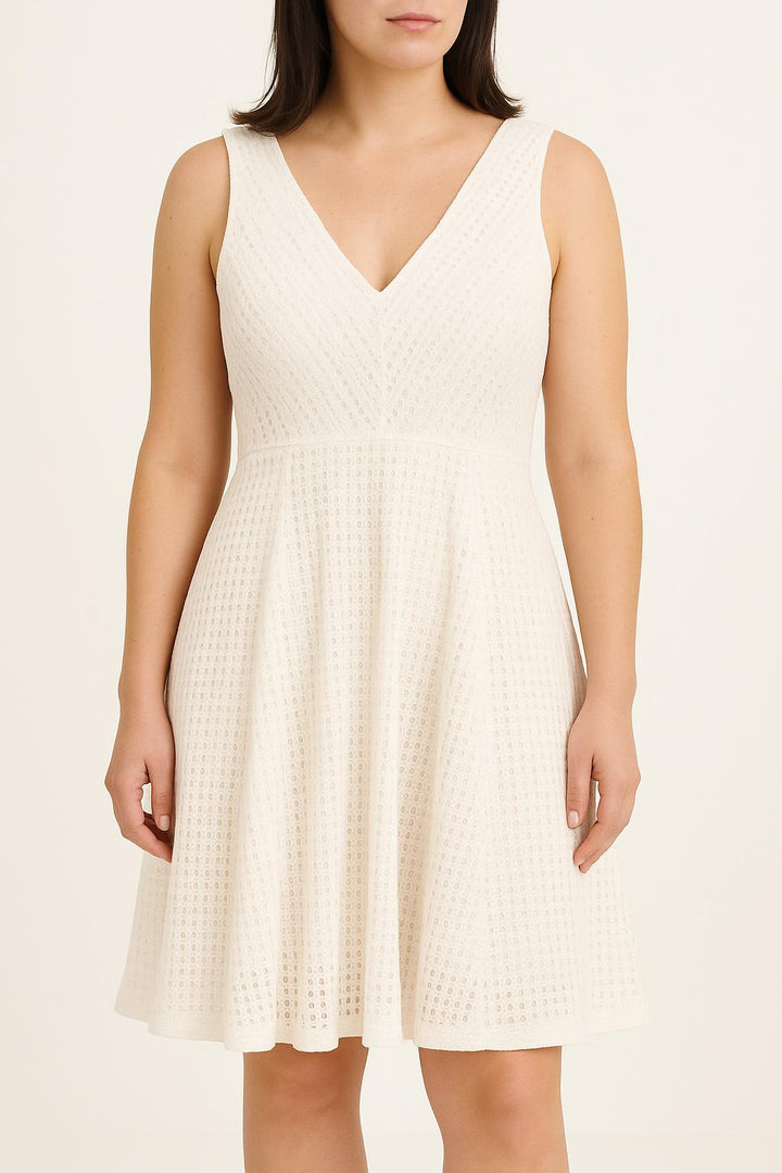 Robe Dentelle Blanche - Taille L/40 de la marque Sandro | PARAD52649 - Vendu par Paradigme - Image 1