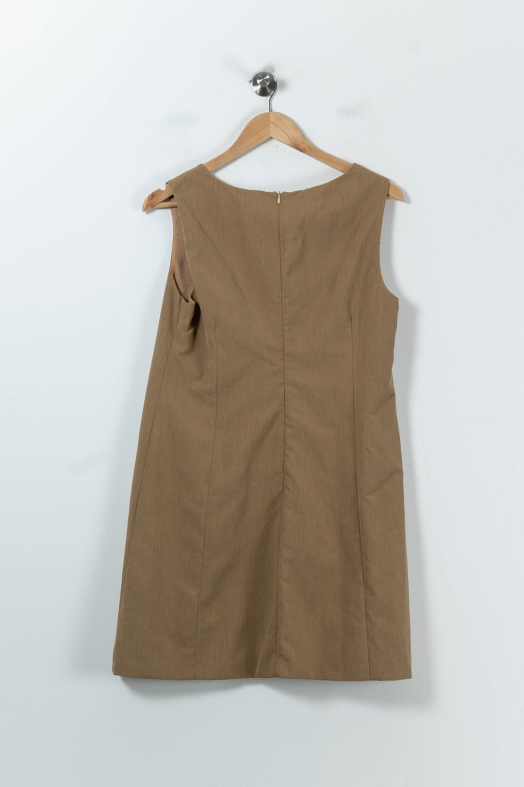 Robe Sans Manches Marron - Taille XL/42 de la marque Tara Jarmon | PARAD52657 - Vendu par Paradigme - Image 4