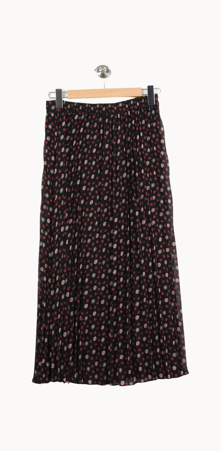 Jupe Longue Noire et Rouge - Taille M/38 de la marque Gerard Darel | PARAD52658 - Vendu par Paradigme - Image 4