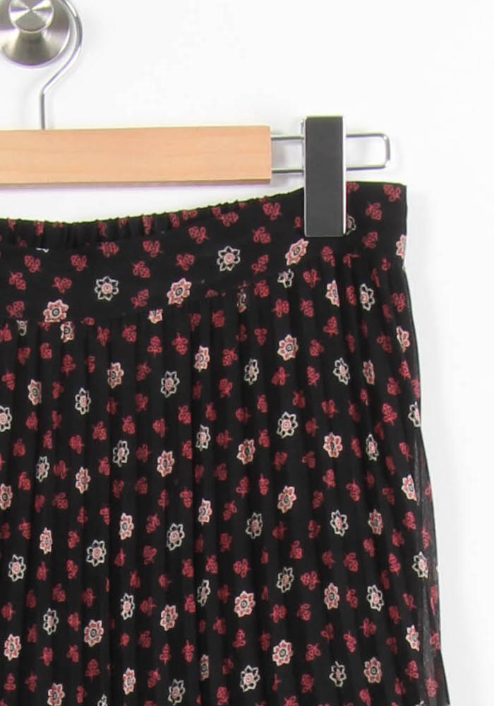 Jupe Longue Noire et Rouge - Taille M/38 de la marque Gerard Darel | PARAD52658 - Vendu par Paradigme - Image 3