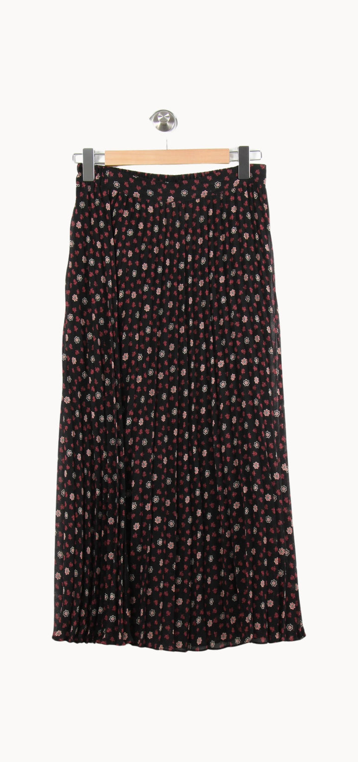 Jupe Longue Noire et Rouge - Taille M/38 de la marque Gerard Darel | PARAD52658 - Vendu par Paradigme - Image 2