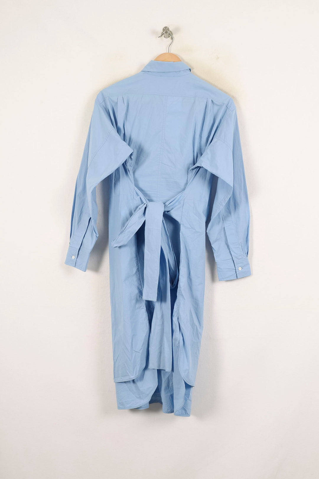Robe Chemise Bleue - Taille S/36 de la marque Sandro | PARAD52663 - Vendu par Paradigme - Image 4