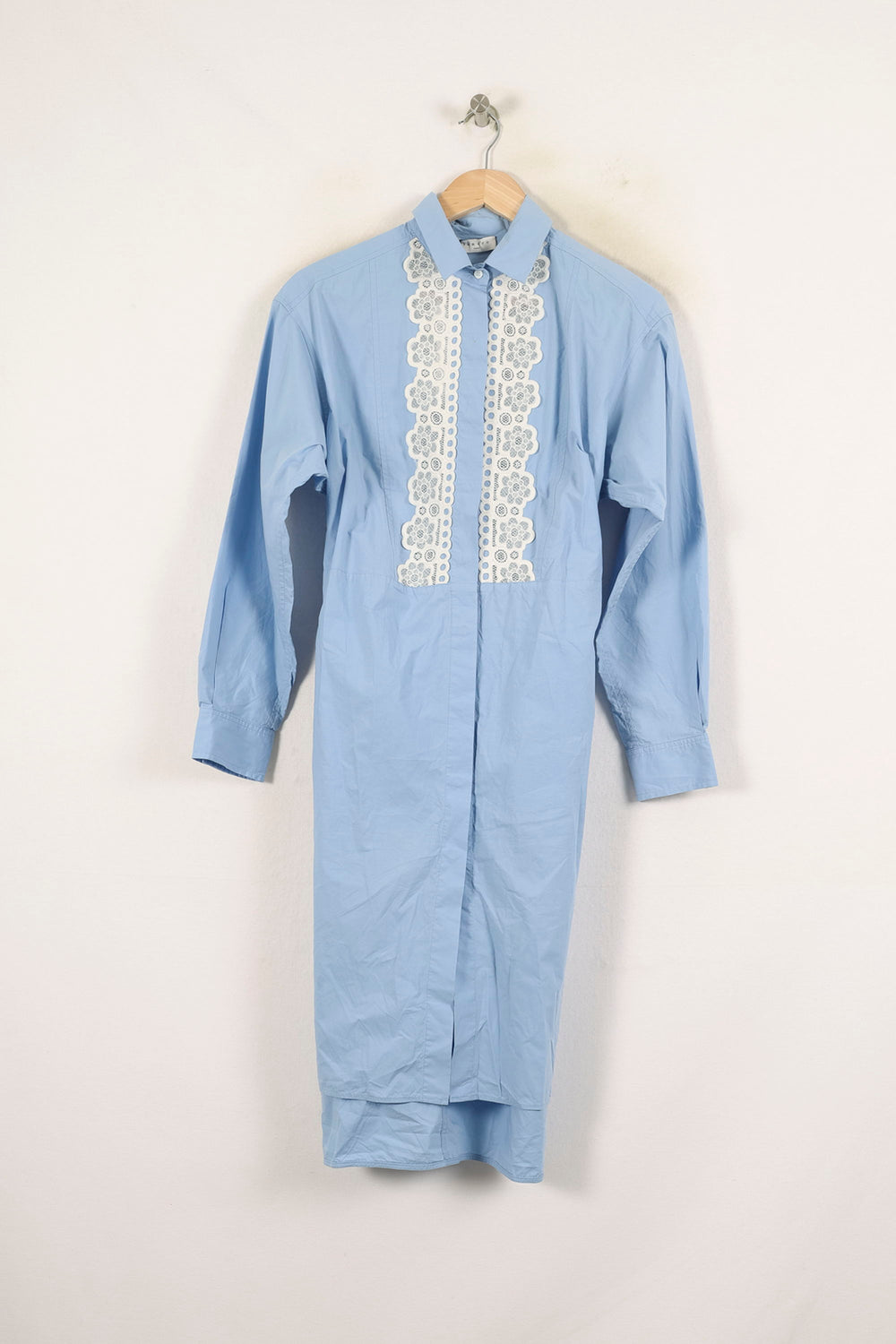 Robe Chemise Bleue - Taille S/36 de la marque Sandro | PARAD52663 - Vendu par Paradigme - Image 2