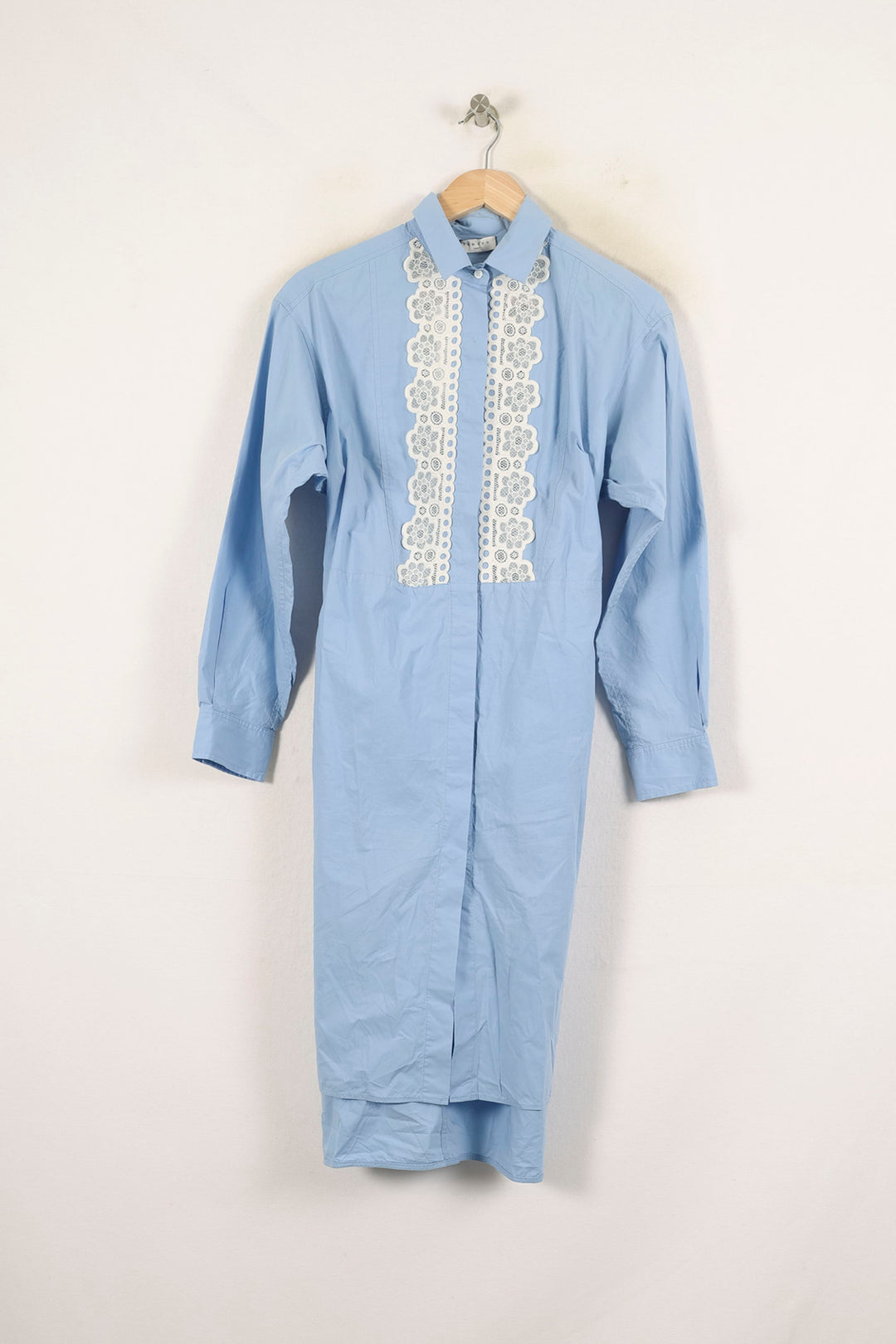 Robe Chemise Bleue - Taille S/36 de la marque Sandro | PARAD52663 - Vendu par Paradigme - Image 2