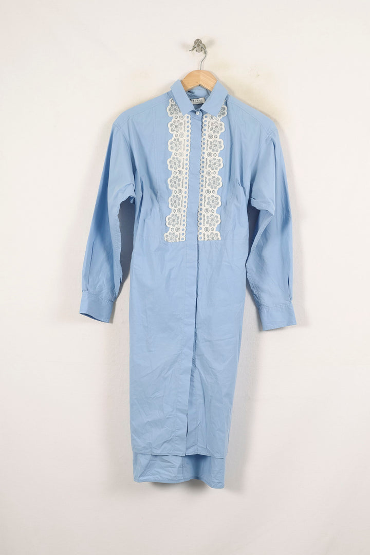 Robe Chemise Bleue - Taille S/36 de la marque Sandro | PARAD52663 - Vendu par Paradigme - Image 2