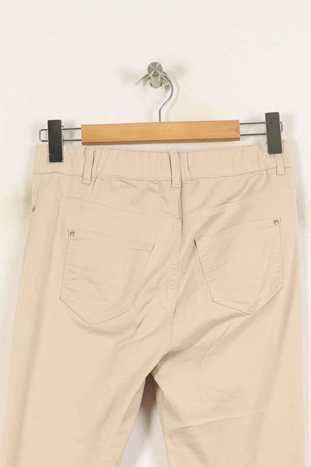 Jean Beige - Taille S/36 de la marque Caroll | PARAD52666 - Vendu par Paradigme - Image 4