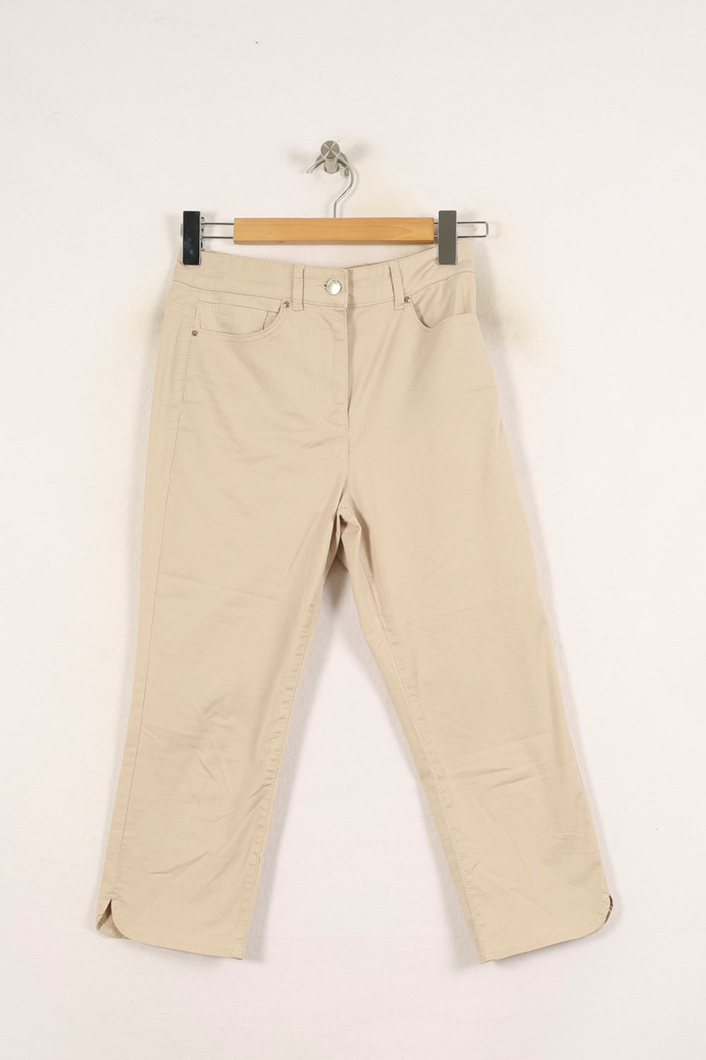 Jean Beige - Taille S/36 de la marque Caroll | PARAD52666 - Vendu par Paradigme - Image 2