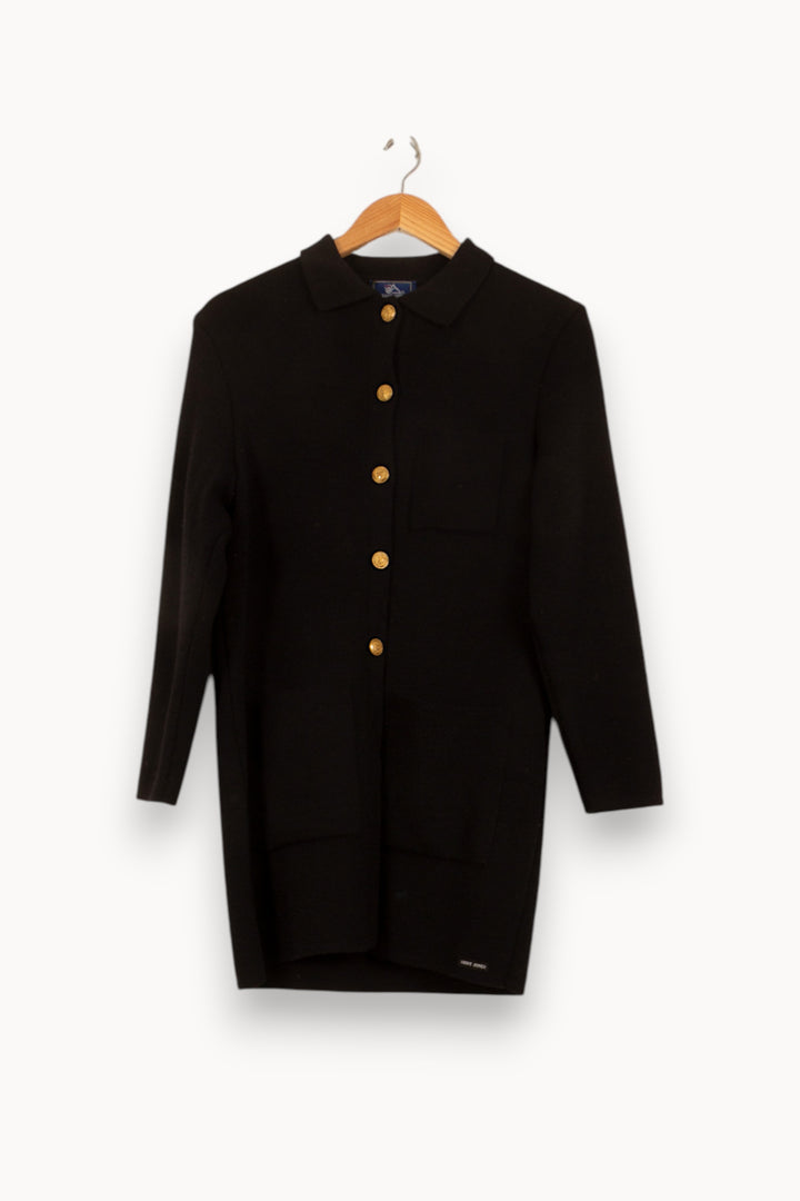Cardigan Noir - Taille M/38 de la marque Saint James | PARAD52671 - Vendu par Paradigme - Image 2
