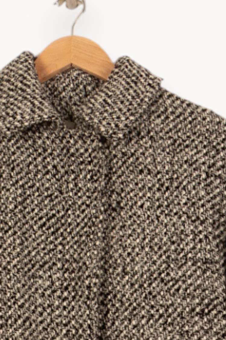 Manteau Gris et Noir - Taille L/40 de la marque Gerard Darel | PARAD52673 - Vendu par Paradigme - Image 3