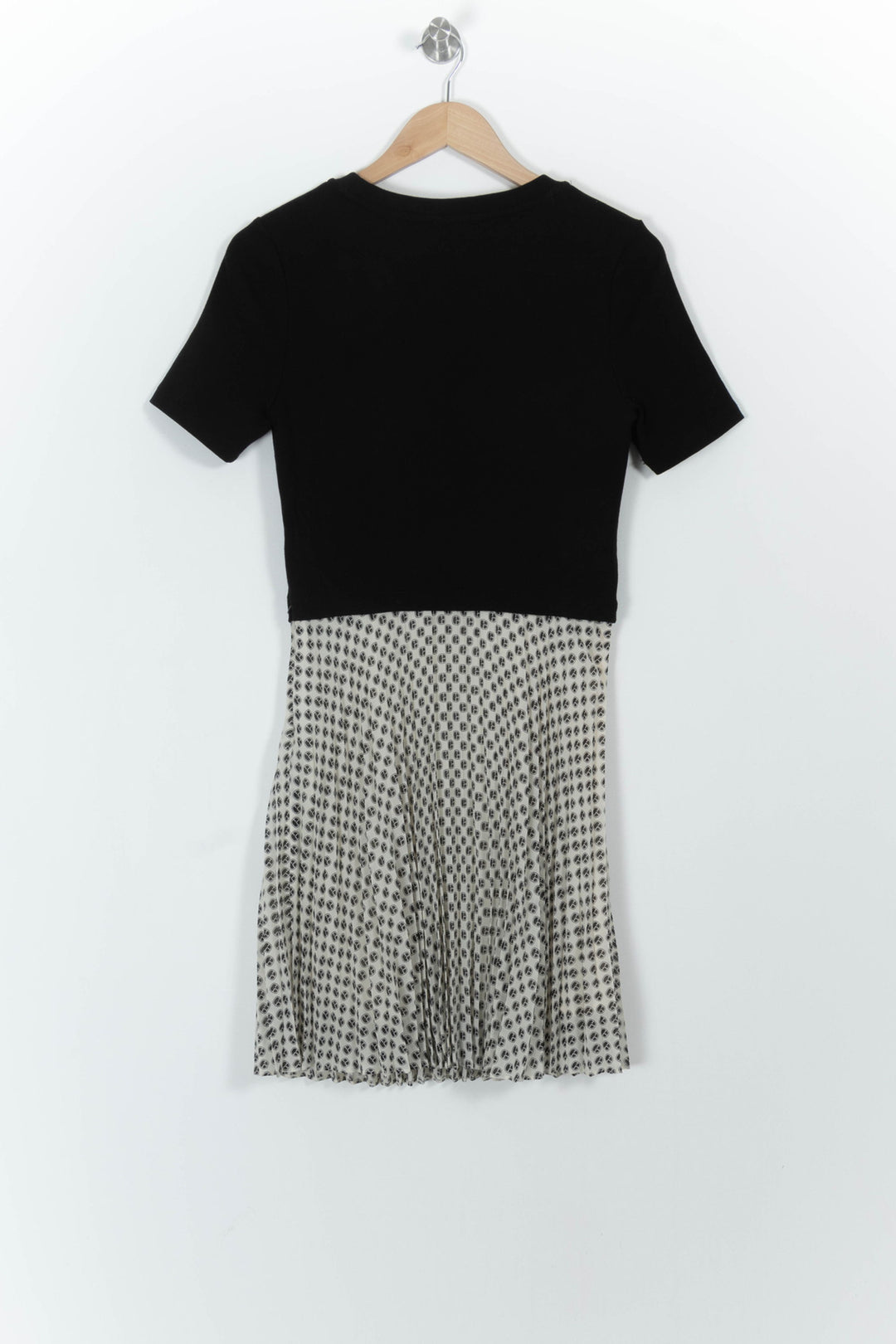 Robe Midi Noire et Blanche - Taille M/38 de la marque Claudie Pierlot | PARAD52678 - Vendu par Paradigme - Image 4