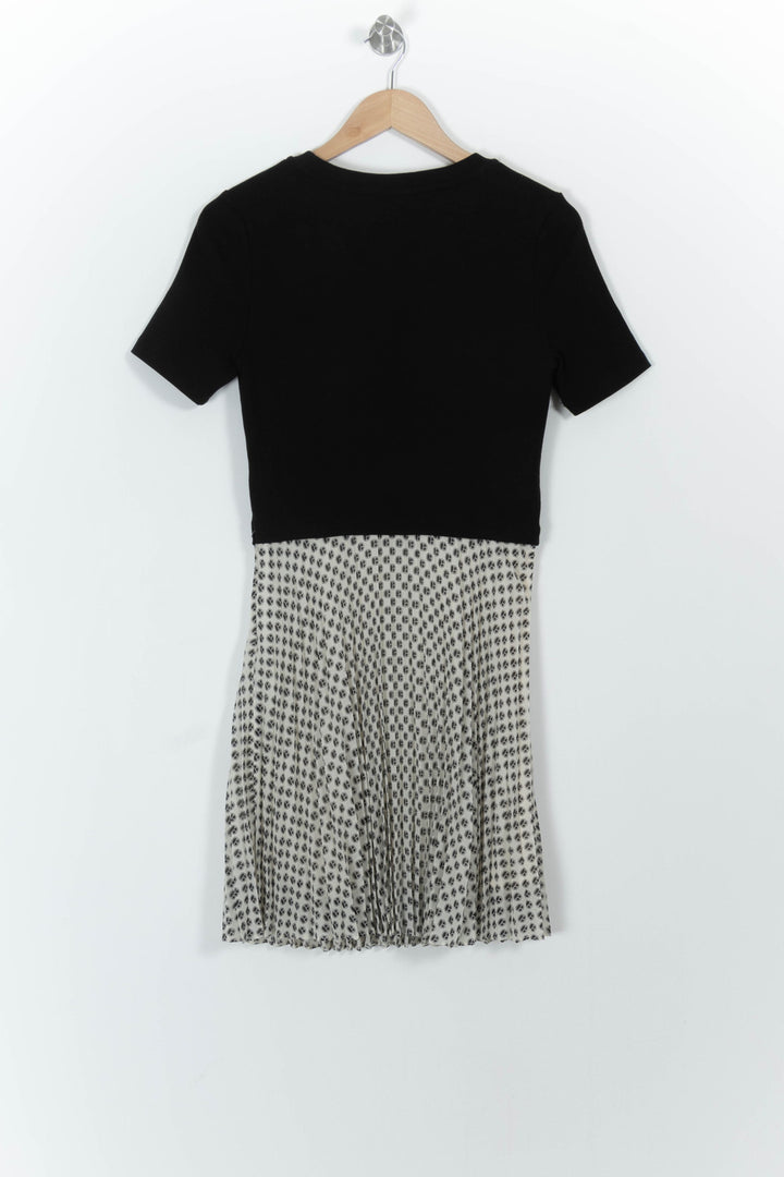 Robe Midi Noire et Blanche - Taille M/38 de la marque Claudie Pierlot | PARAD52678 - Vendu par Paradigme - Image 4