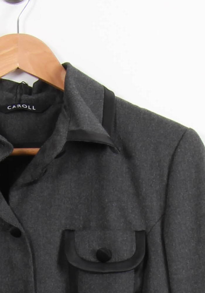 Veste Gris anthracite - Taille XL/42 de la marque Caroll | PARAD52679 - Vendu par Paradigme - Image 3