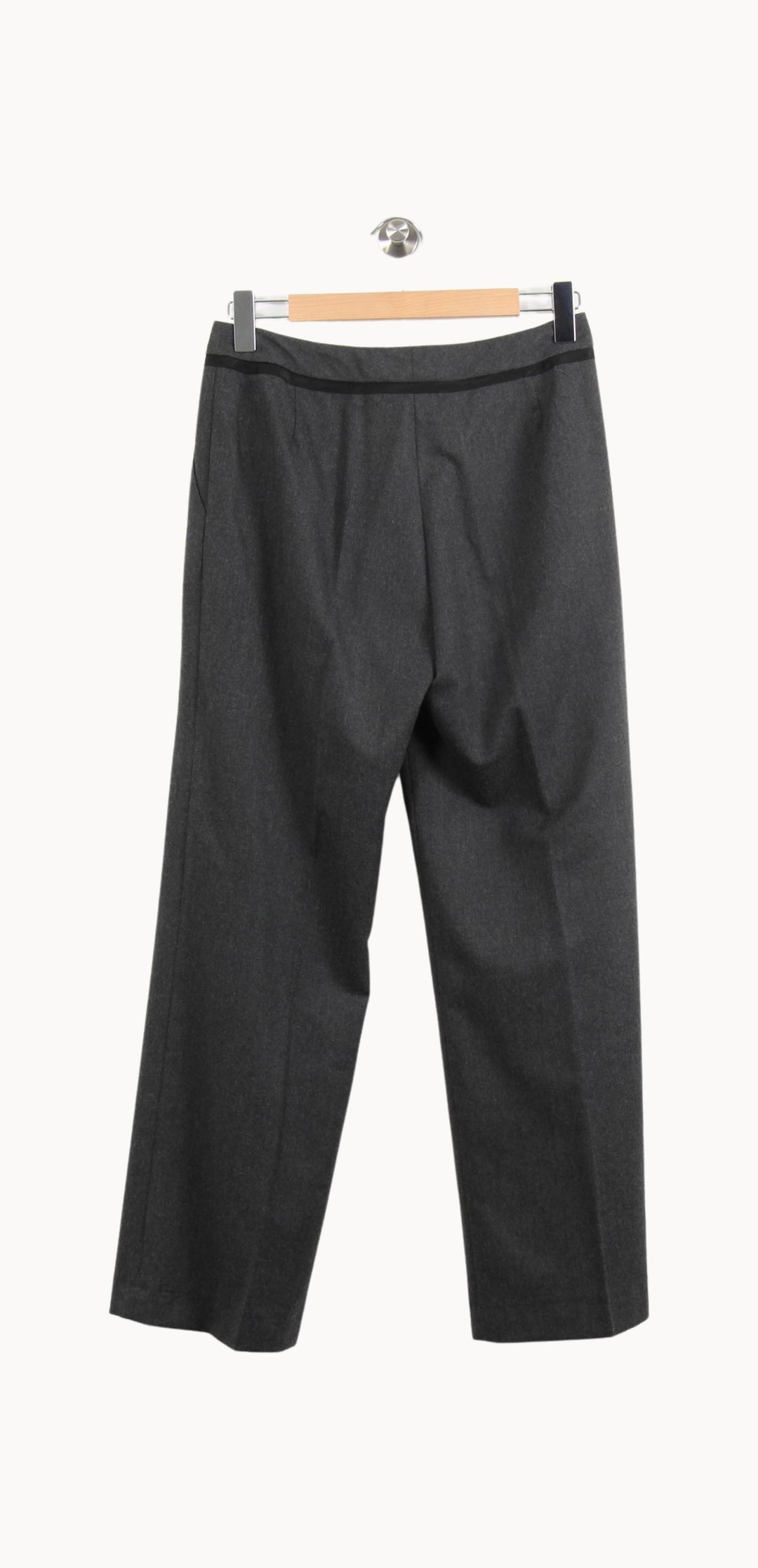 Pantalon Large Gris - Taille L/40 de la marque Caroll | PARAD52680 - Vendu par Paradigme - Image 4