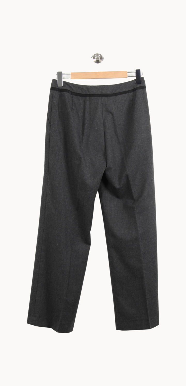 Pantalon Large Gris - Taille L/40 de la marque Caroll | PARAD52680 - Vendu par Paradigme - Image 4