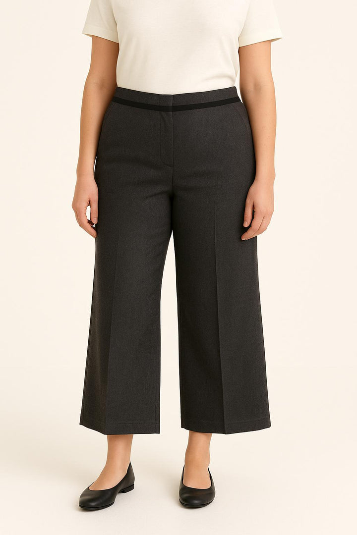 Pantalon Large Gris - Taille L/40 de la marque Caroll | PARAD52680 - Vendu par Paradigme - Image 1