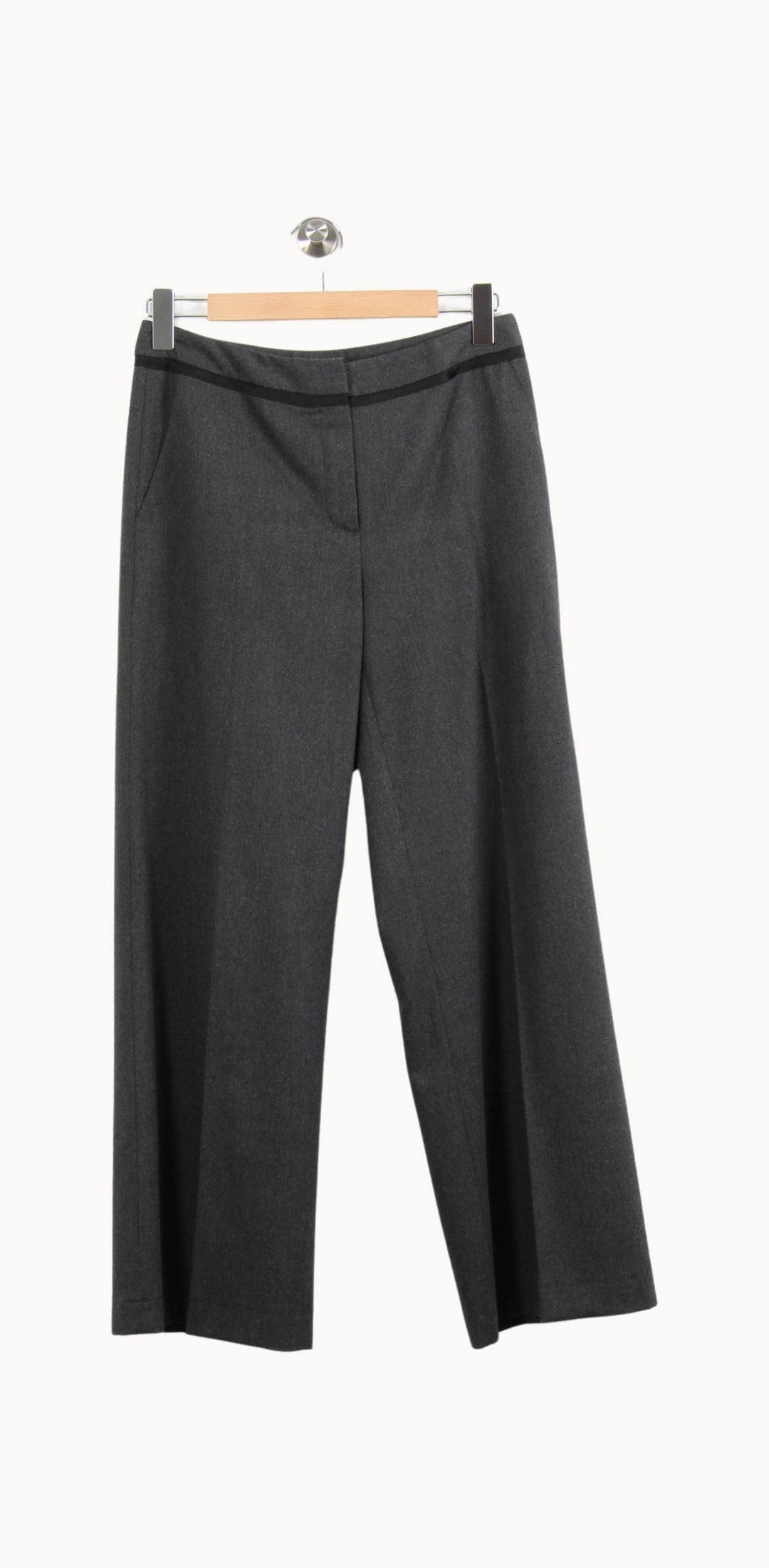 Pantalon Large Gris - Taille L/40 de la marque Caroll | PARAD52680 - Vendu par Paradigme - Image 2