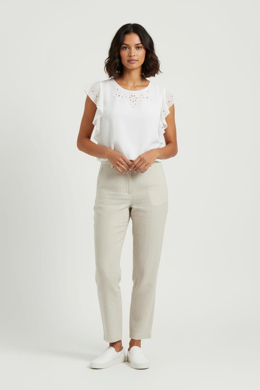 Blouse Blanche - Taille S/36 de la marque Sandro | PARAD52683 - Vendu par Paradigme - Image 1