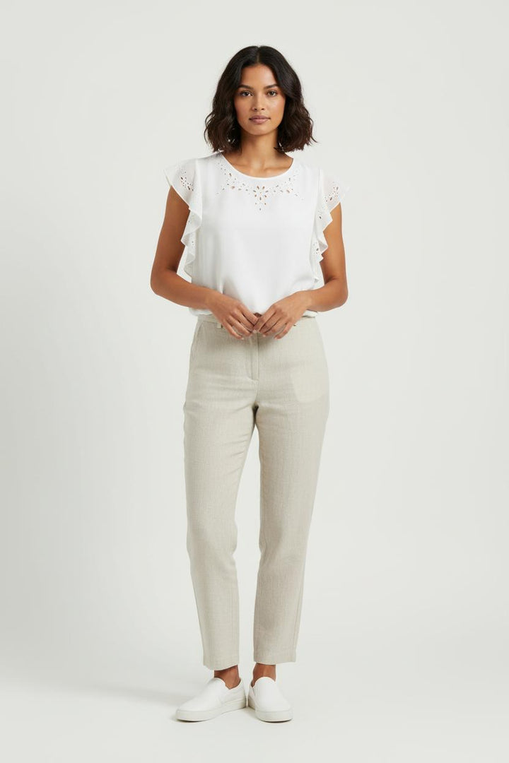 Blouse Blanche - Taille S/36 de la marque Sandro | PARAD52683 - Vendu par Paradigme - Image 1