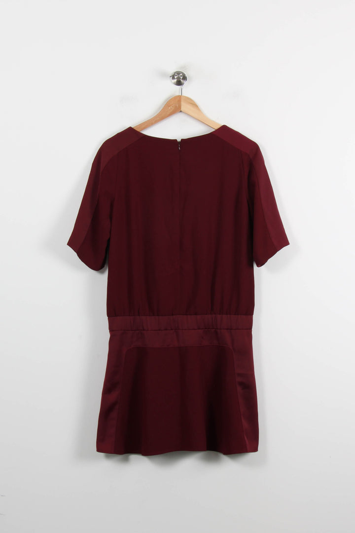 Robe Courte Bordeaux - Taille L/40 de la marque The Kooples - Sport | PARAD52689 - Vendu par Paradigme - Image 4