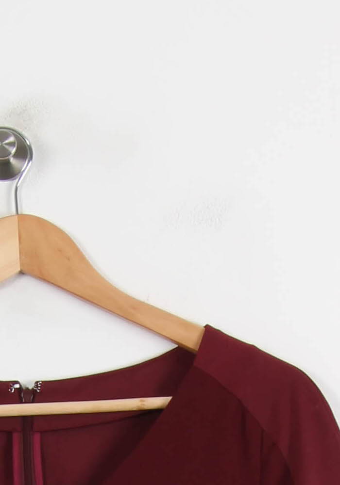 Robe Courte Bordeaux - Taille L/40 de la marque The Kooples - Sport | PARAD52689 - Vendu par Paradigme - Image 3