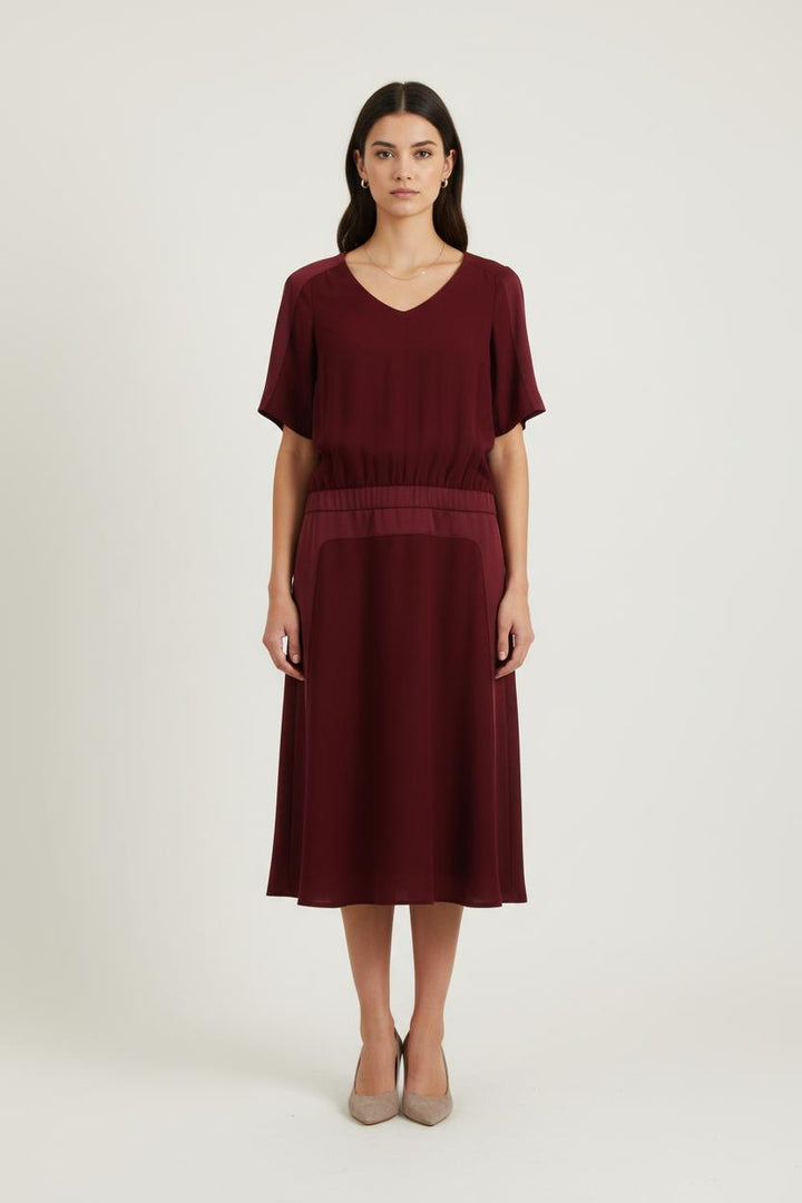 Robe Courte Bordeaux - Taille L/40 de la marque The Kooples - Sport | PARAD52689 - Vendu par Paradigme - Image 1