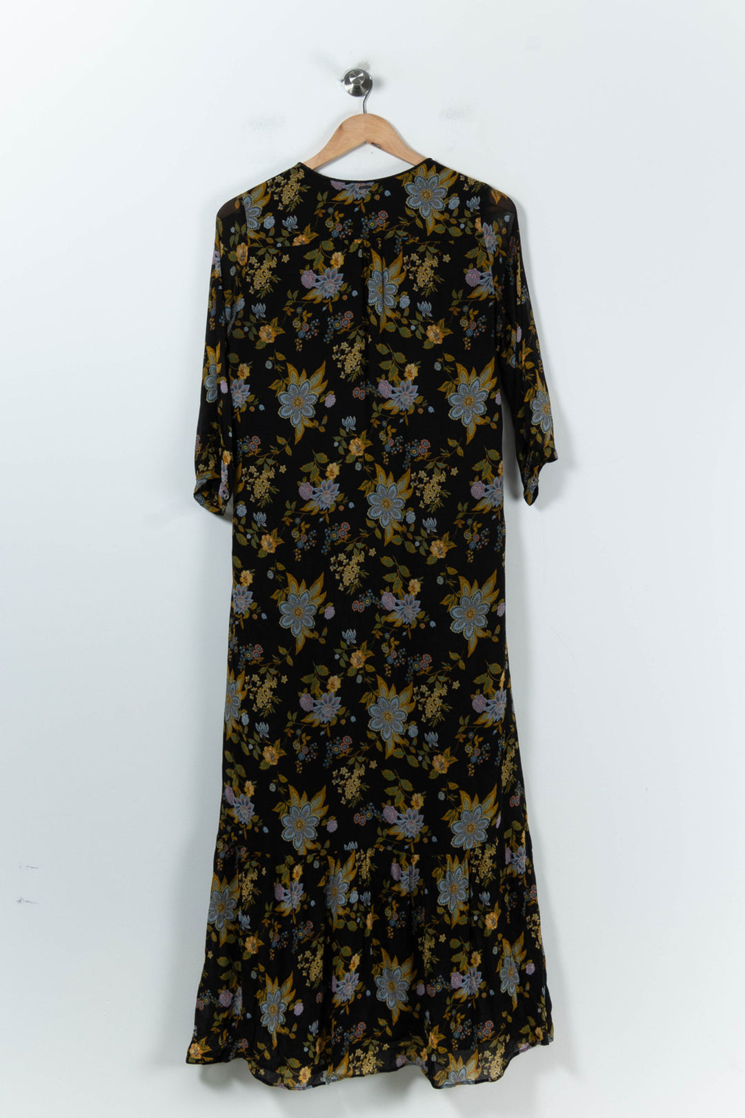Robe Longue Noire et Jaune - Taille S/36 de la marque IKKS | PARAD52710 - Vendu par Paradigme - Image 4