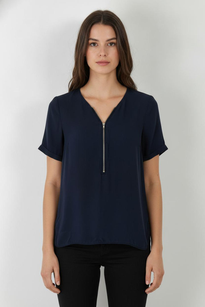 Blouse Bleue - Taille L/40 de la marque The Kooples | PARAD52716 - Vendu par Paradigme - Image 1
