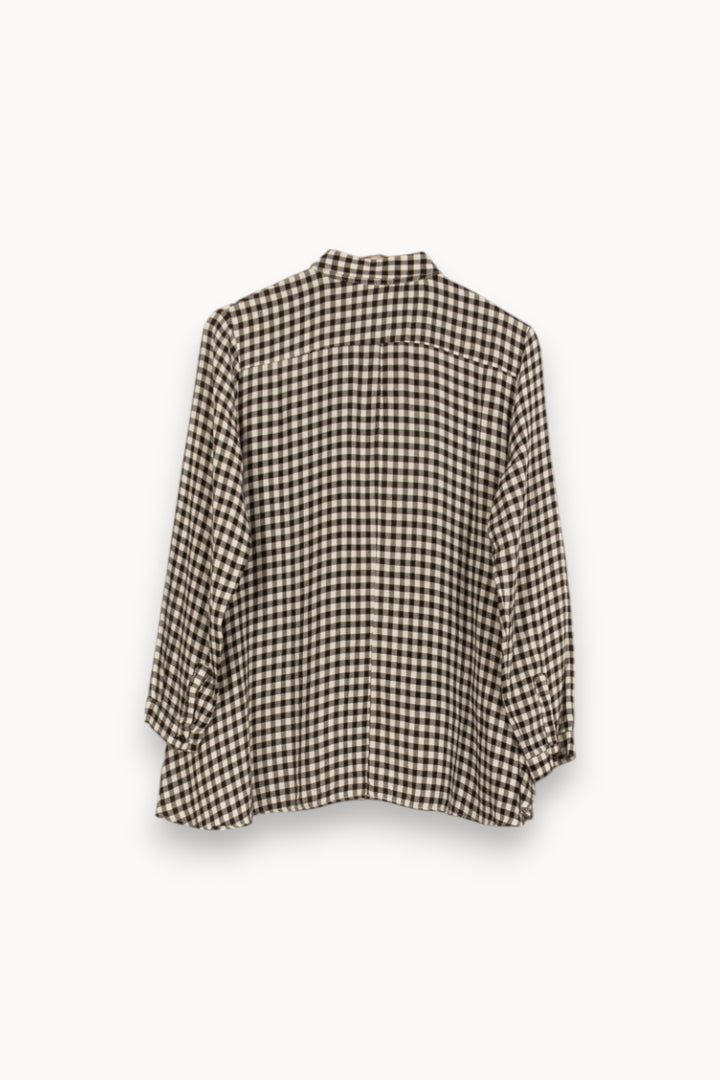 Chemise Carreaux Noire et Blanche - Taille M/38 de la marque Imperial | PARAD52720 - Vendu par Paradigme - Image 4