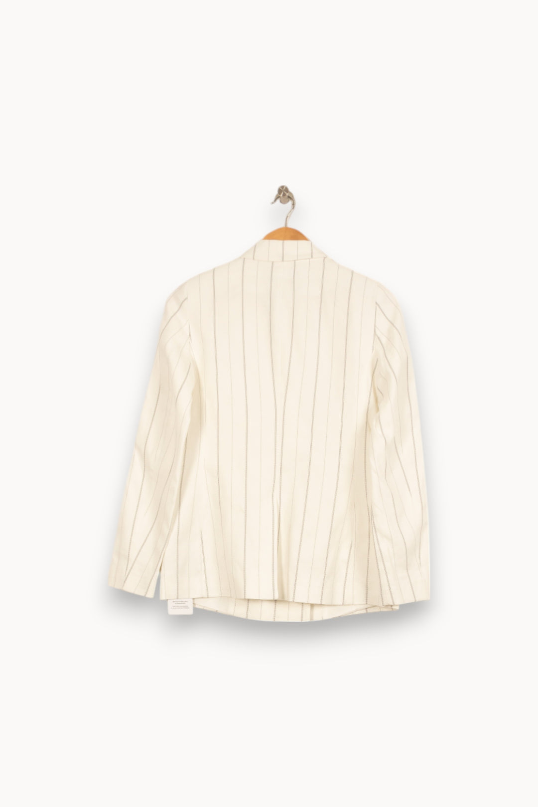 Blazer Blanc à Rayures - Taille S/36 de la marque Caroll | PARAD52722 - Vendu par Paradigme - Image 4