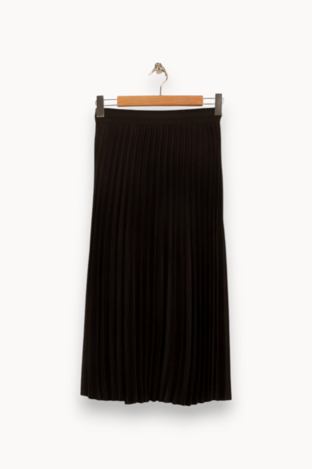 Jupe Plissée Noire - Taille S/36 de la marque La Fée Maraboutée | PARAD52729 - Vendu par Paradigme - Image 4