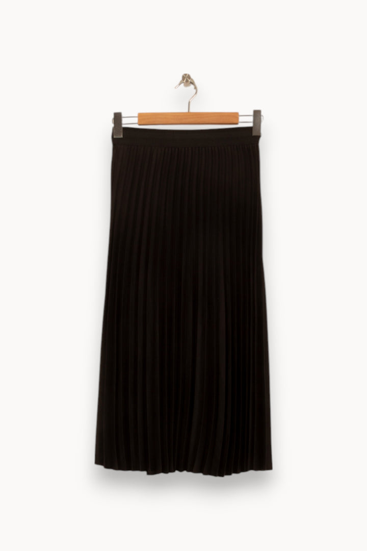 Jupe Plissée Noire - Taille S/36 de la marque La Fée Maraboutée | PARAD52729 - Vendu par Paradigme - Image 4