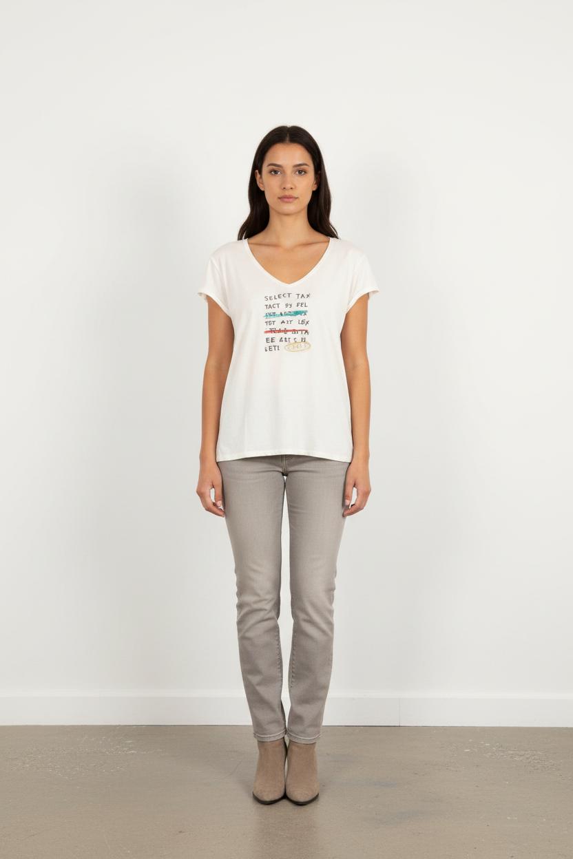 Tee-shirt Blanc - Taille L/40