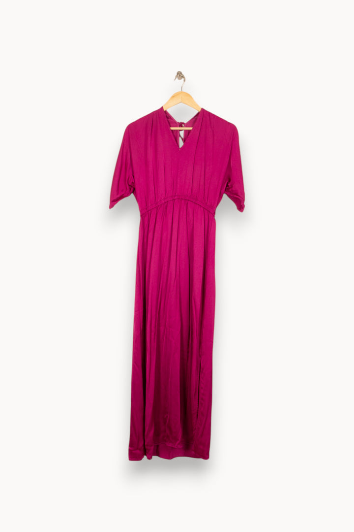 Robe Longue Violette - Taille S/36 de la marque La Fée Maraboutée | PARAD52757 - Vendu par Paradigme - Image 2