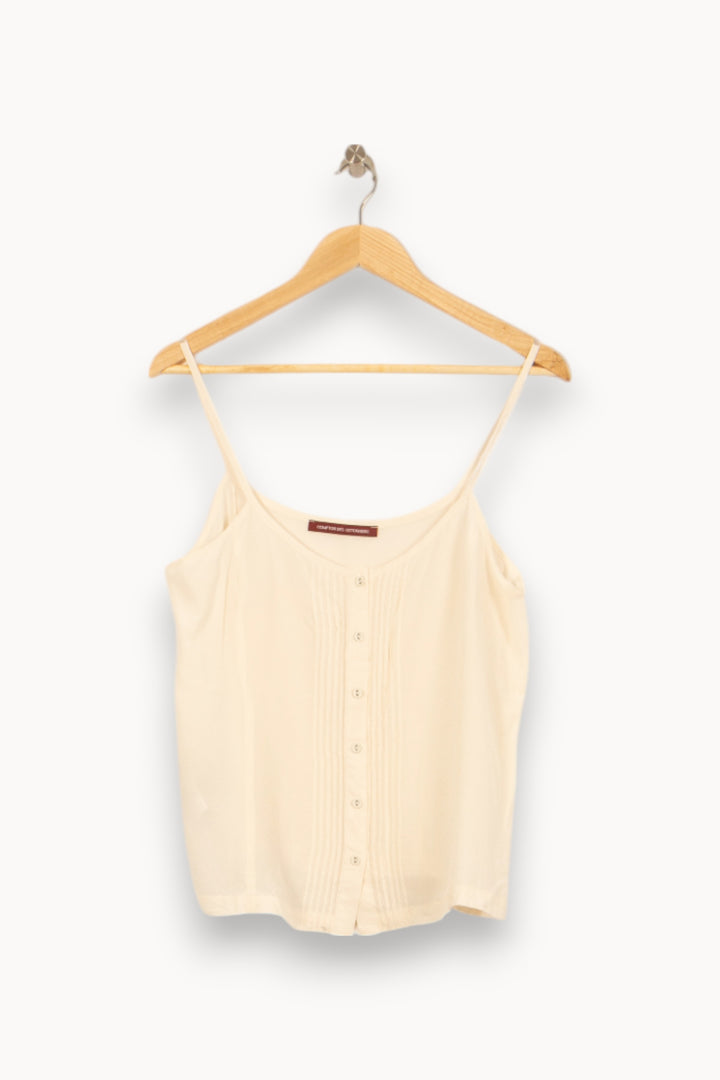 Caraco Blanc - Taille XL/42 de la marque Comptoir des Cotonniers | PARAD52760 - Vendu par Paradigme - Image 2